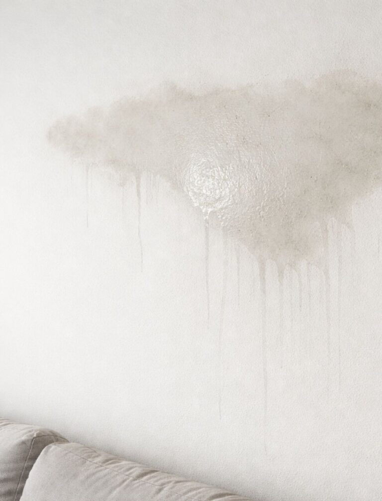 Plamy na ścianie, jakby mokre. Skąd się biorą? Wyjaśniamy