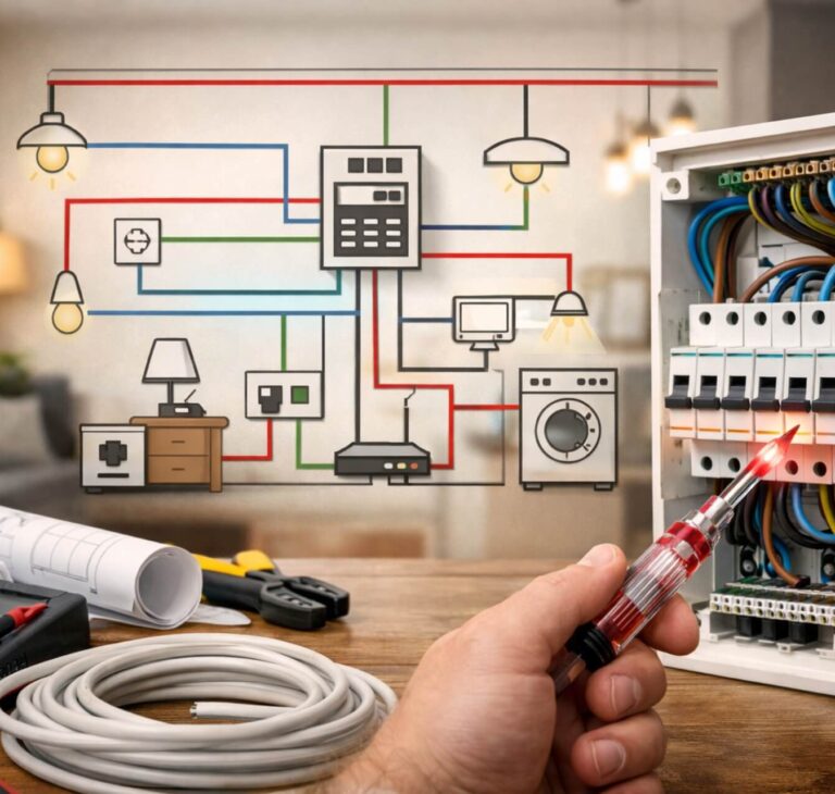 Schemat instalacji elektrycznej w domu – proste wyjaśnienie