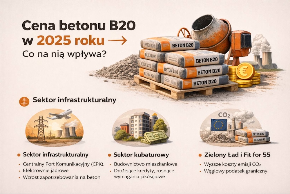 cena betonu b20 - aktualny cennik 