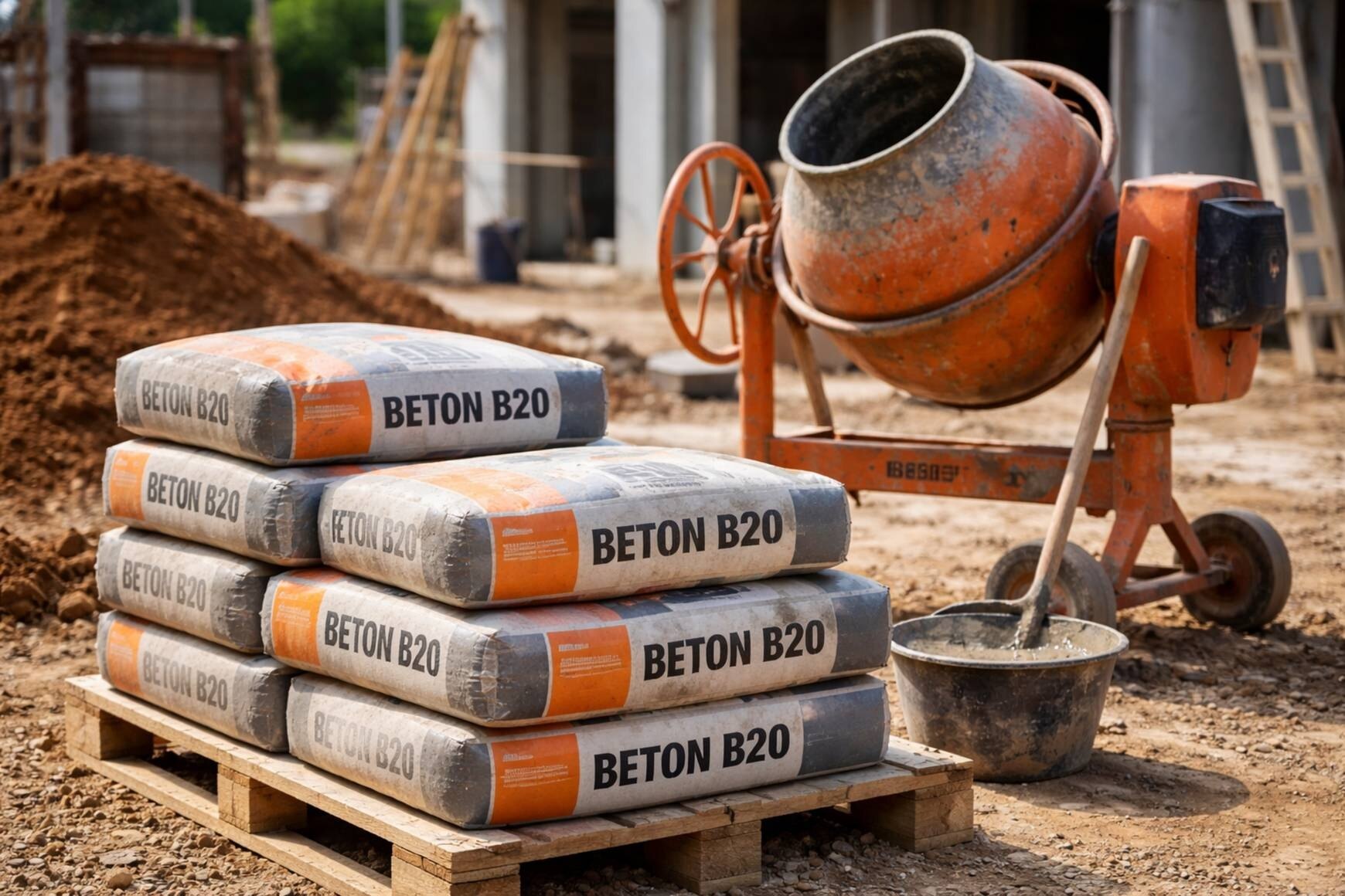 Cena betonu B20 – aktualne wyceny