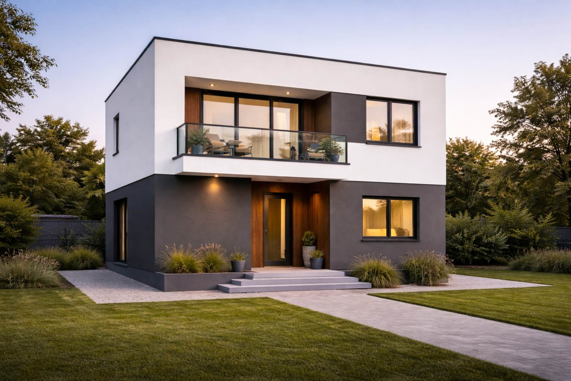 Elewacja domu z kostki lat 70. – praktyczne pomysły i zdjęcia