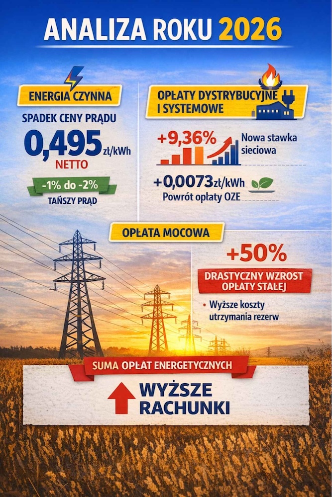 ile zapłacę za prąd - kalkulator 2026 