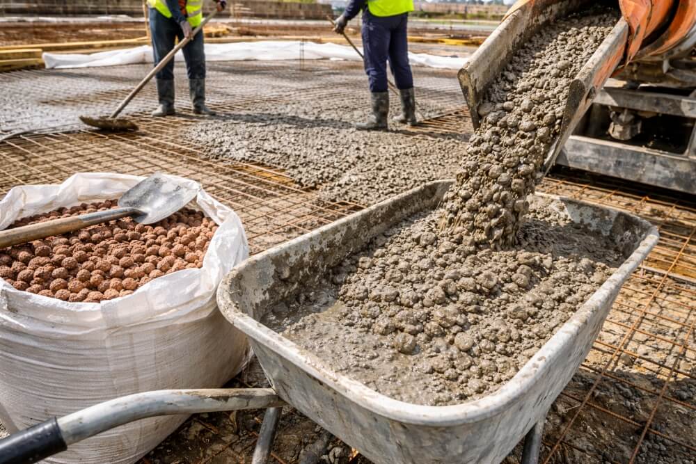 ile waży kubik betonu lekki