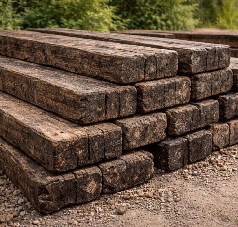 Podkłady kolejowe w ogrodzie – czy to dobry pomysł? Radzimy