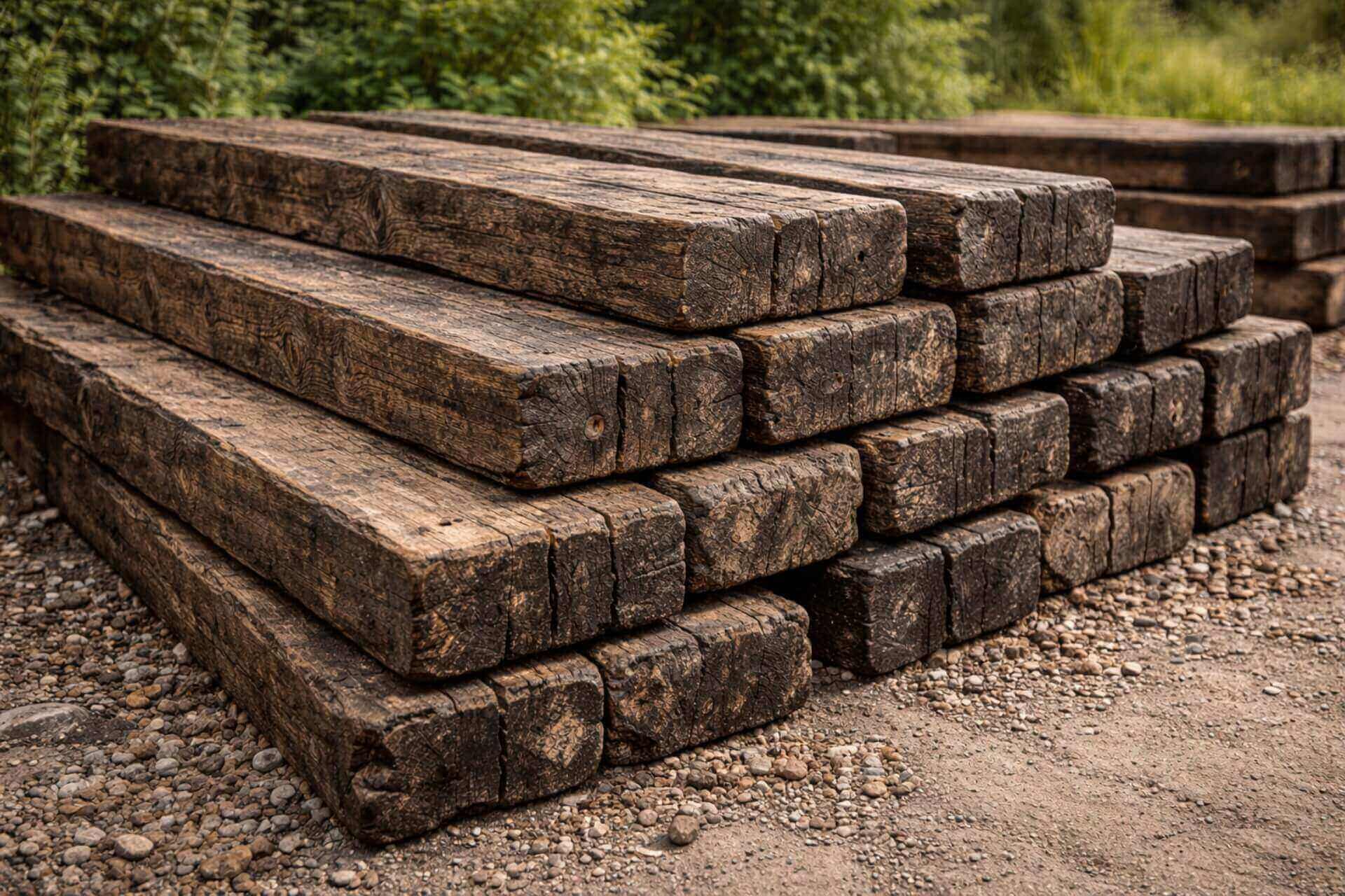 Podkłady kolejowe w ogrodzie – czy to dobry pomysł? Radzimy