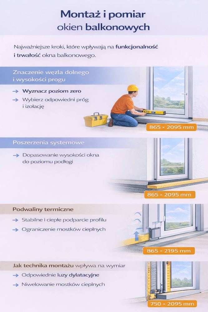 pomiar i montowanie okien balkonowych 